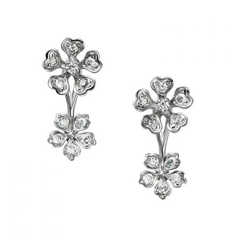 Bloom Diamond Floral Earrings