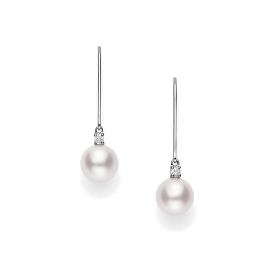 Pearl 18K White Gold Classic Earrings