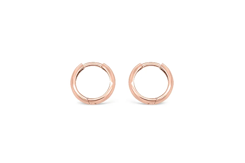 2.0mm Rose Gold Hoop Earrings