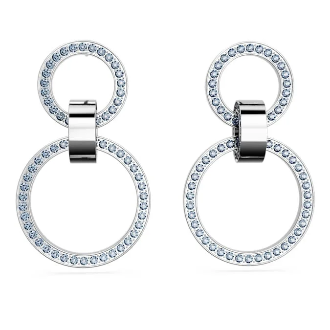 Swarovski Hollow Hoop Earrings