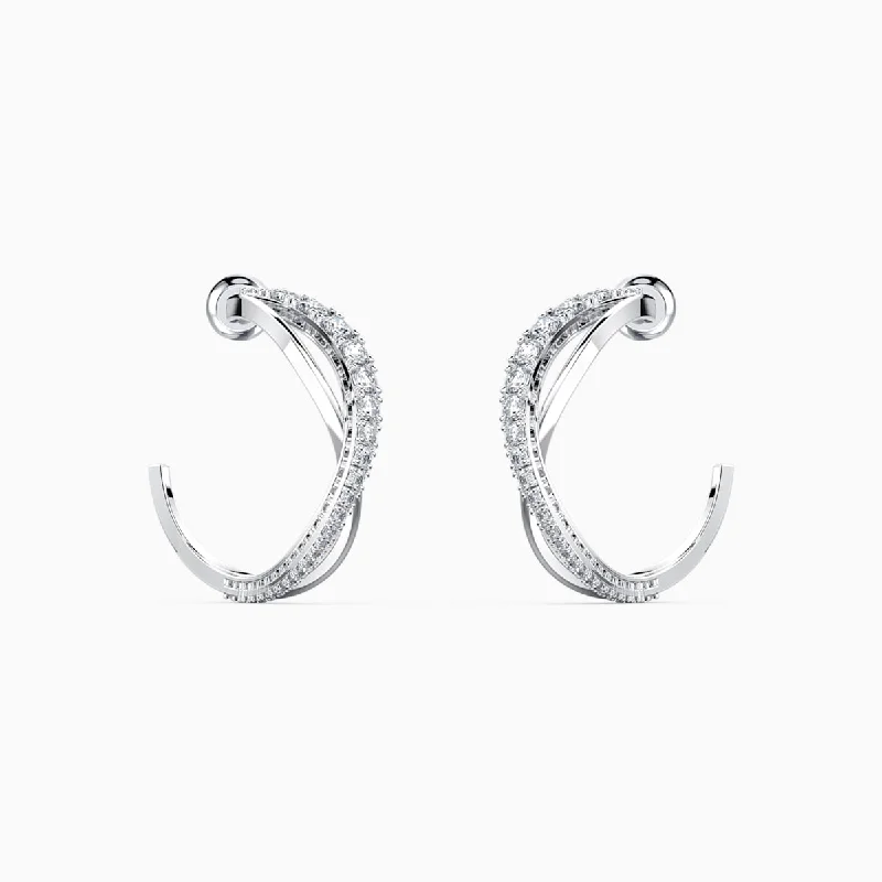 Swarovski Twist Hoops