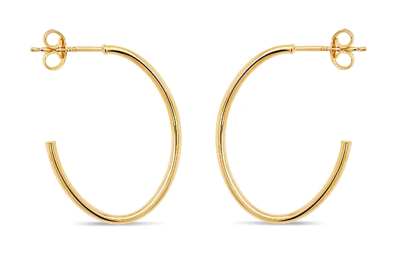 Yellow Gold Hoop Earrings