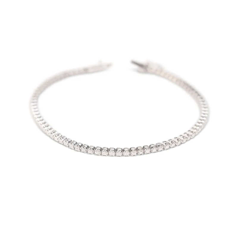 14K Cupcake Tennis Bracelet | 1 Carat