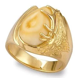 Men's Elk Ivory Ring - Bighorn