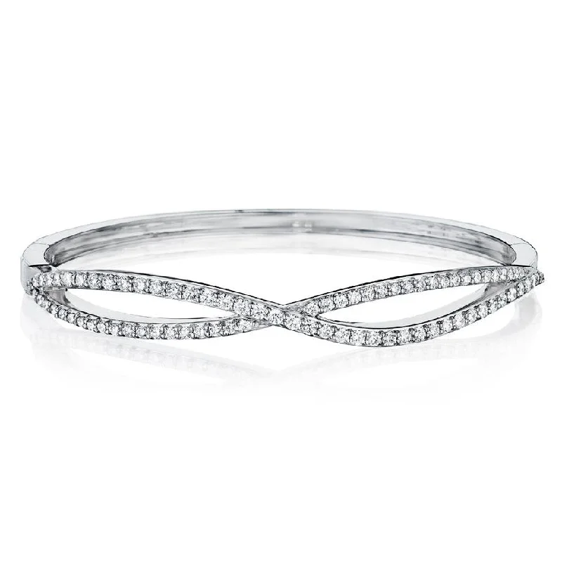 Diamond Crossover Bangle