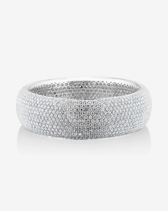 Diamond Encrusted Statement Bangle