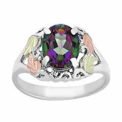 Silver Mystic Fire Ring