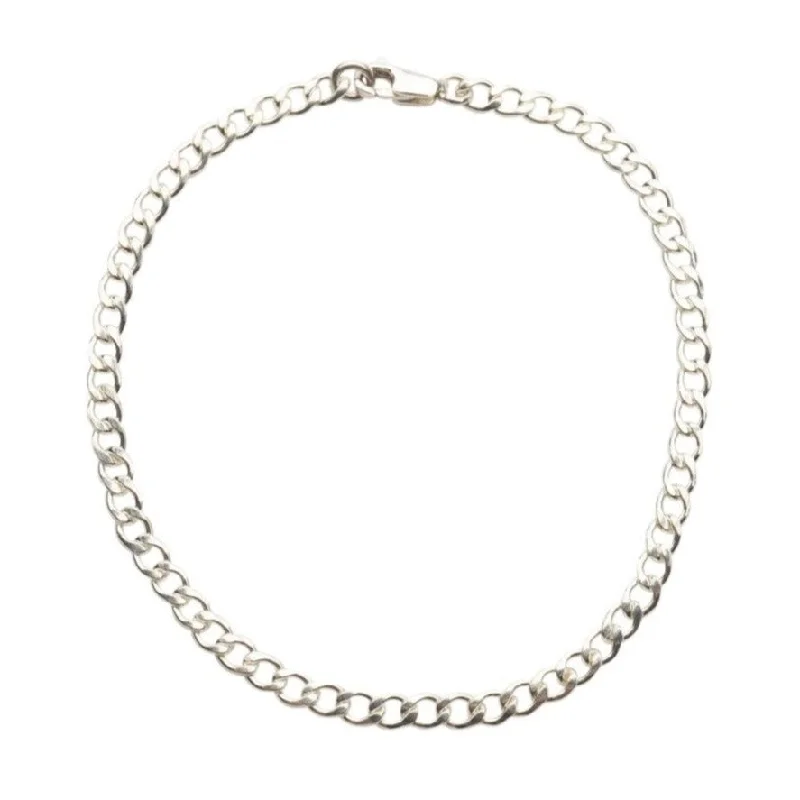 Silver Curb Link Bracelet