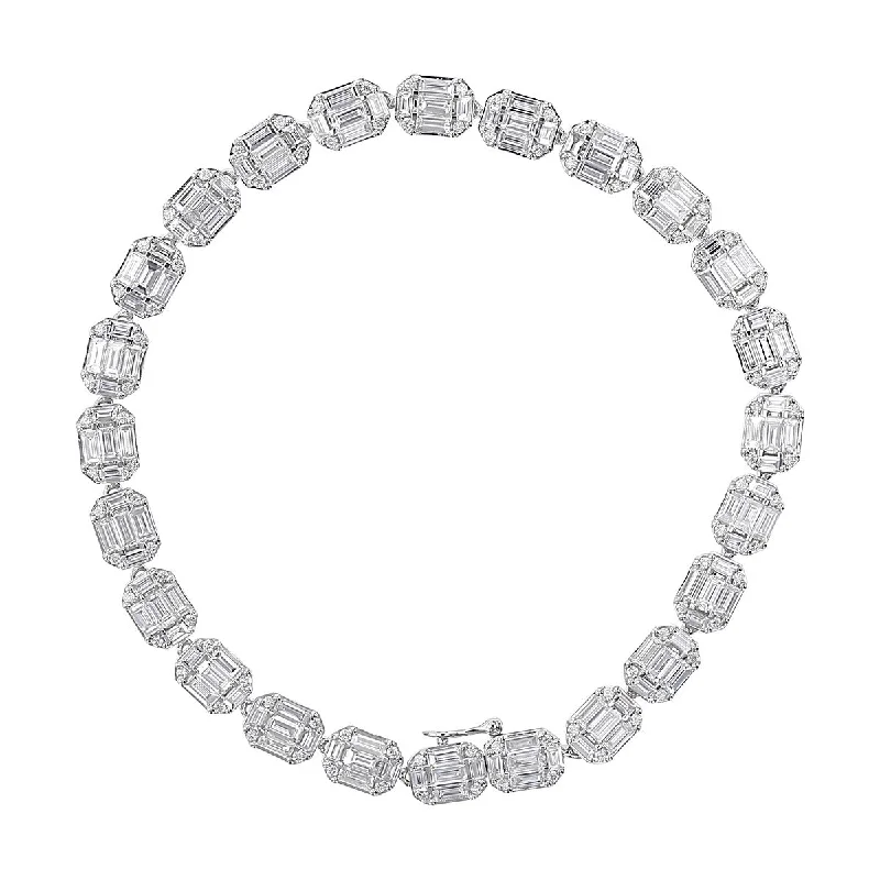 Sunburst Diamond Line Bracelet