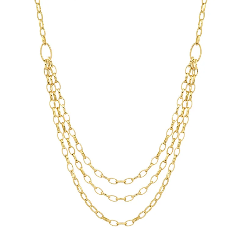 Tiered Small Edith Link Necklace