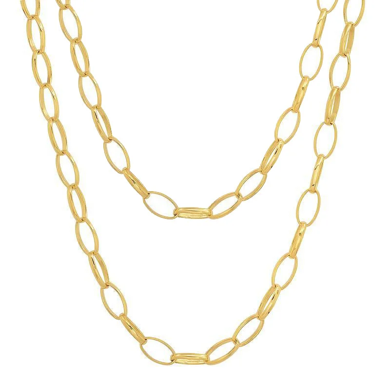 30 Inch Medium Edith Link Necklace