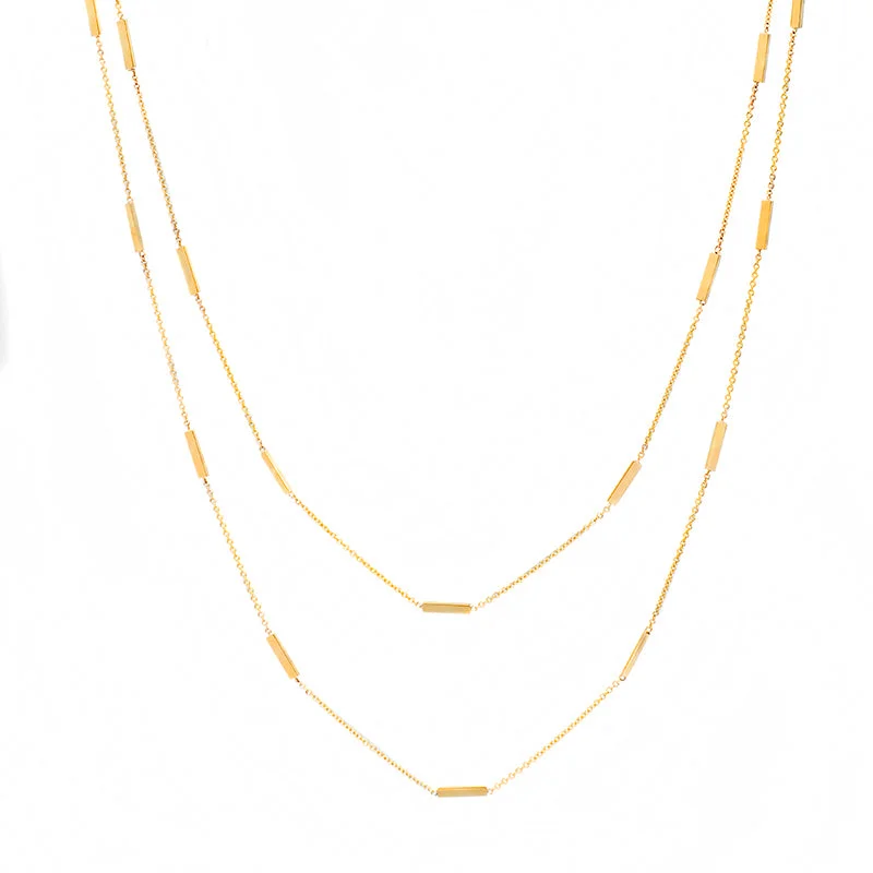 44 Inch Bar By-The-Inch Necklace