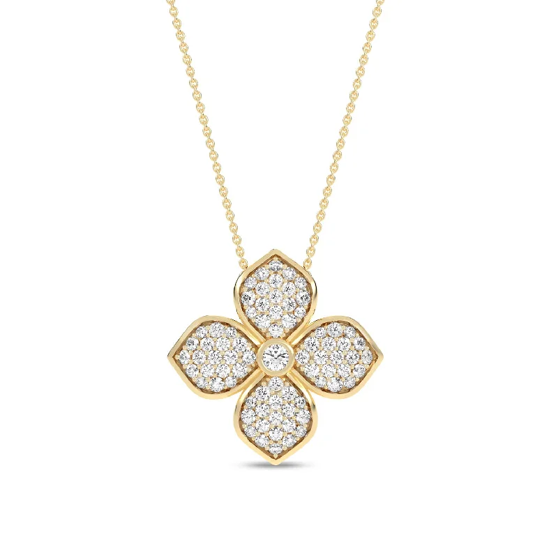 La Fleur Diamond Radiant Necklace