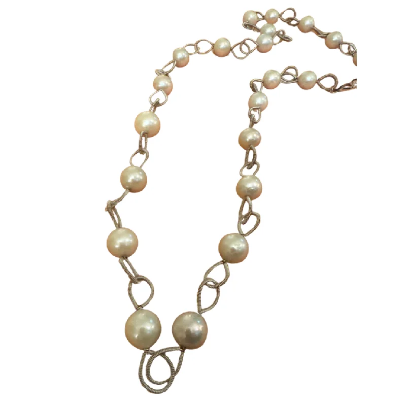 Pearl Silver Necklace