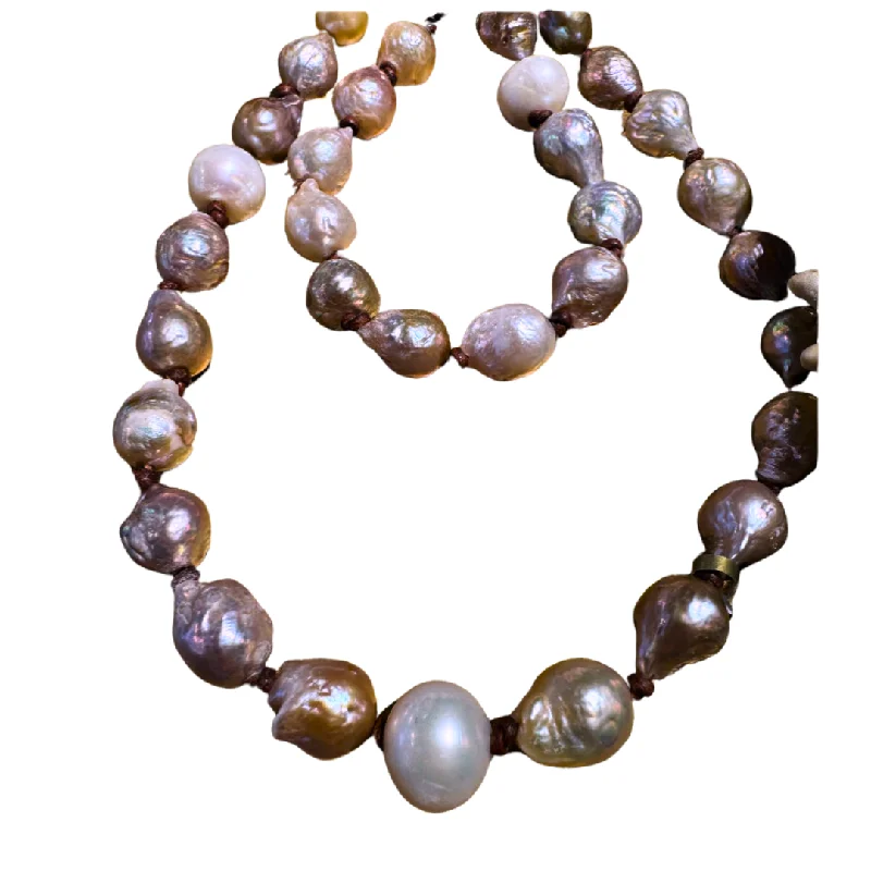 Pink Fireball Freshwater Pearls