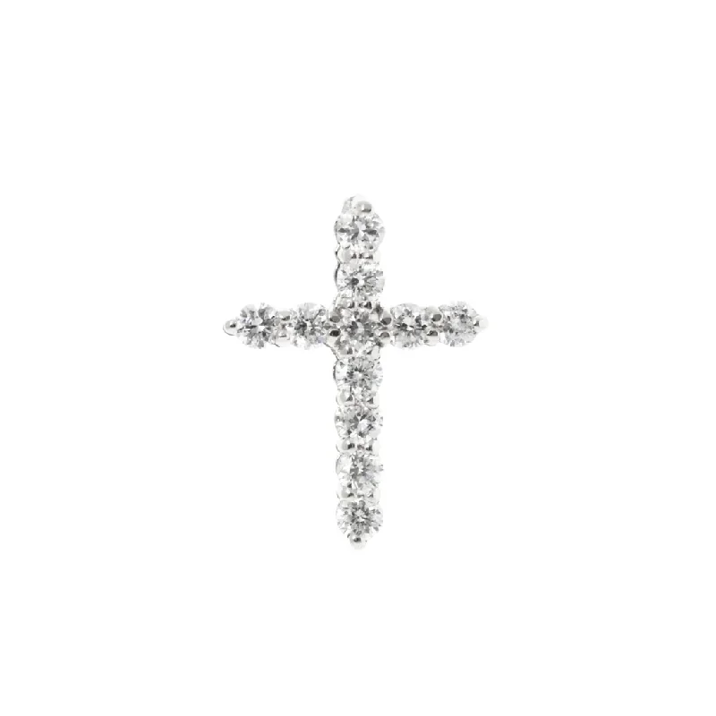 Diamond Cross Slide Pendant (14K)